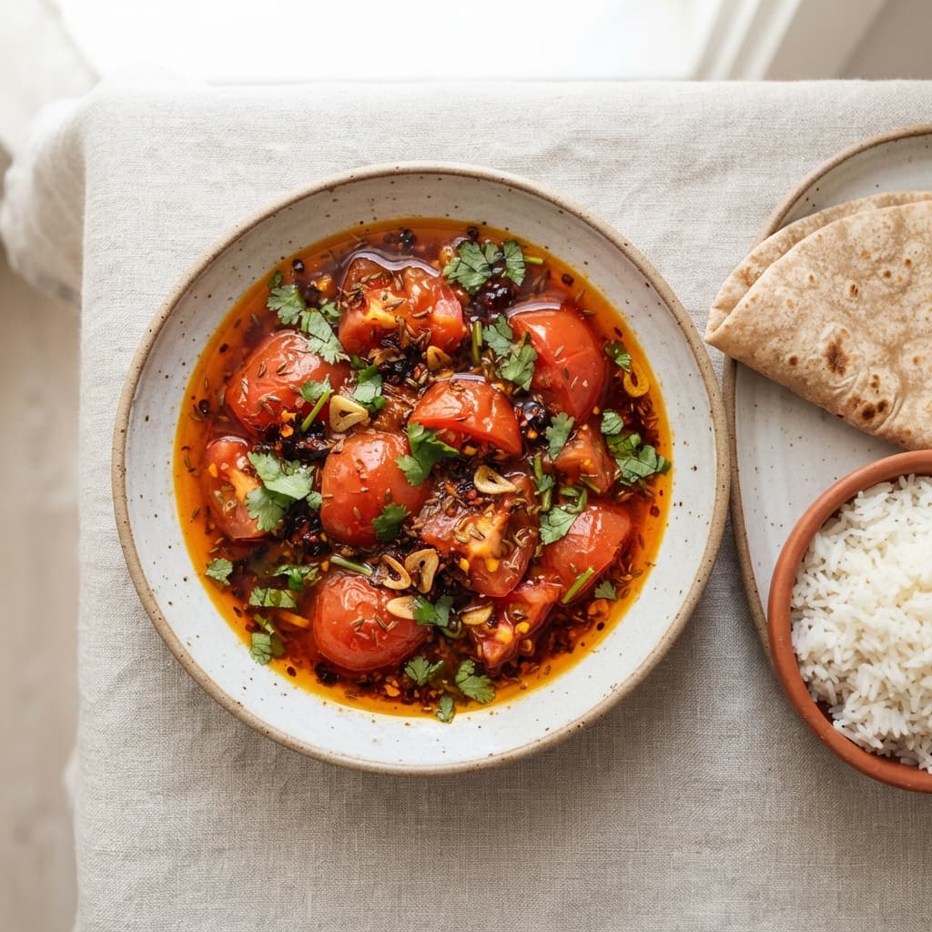Quick Fresh Tomato Curry