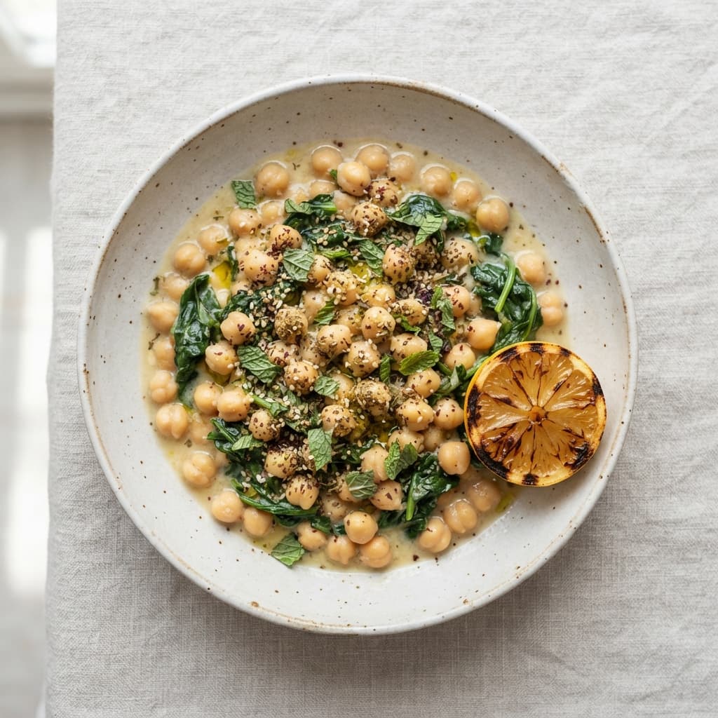 Triple Lemon Chickpeas